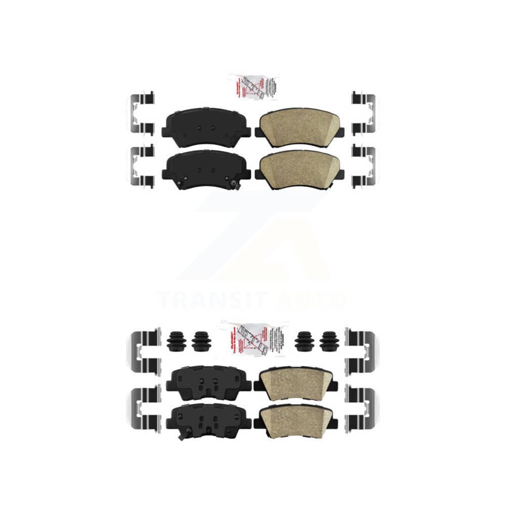 AmeriBRAKES - KNF-100631 - Front and Rear Disc Brake Pad Kits
