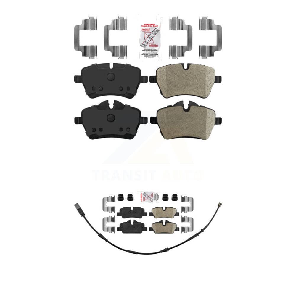 AmeriBRAKES - KNF-100685 - Front and Rear Disc Brake Pad Kits