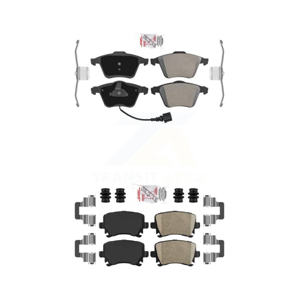 AmeriBRAKES - KNF-100726 - Front and Rear Disc Brake Pad Kits