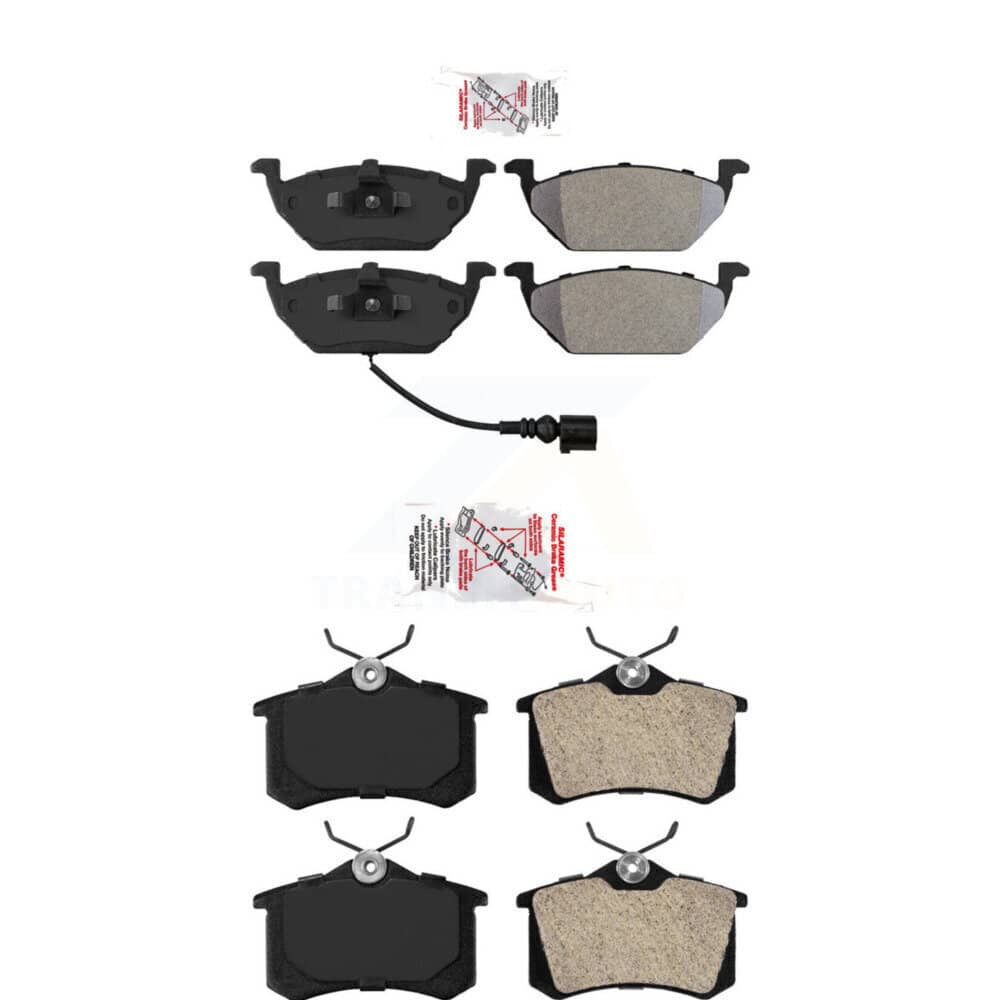 AmeriBRAKES - KNF-100731 - Front and Rear Disc Brake Pad Kits