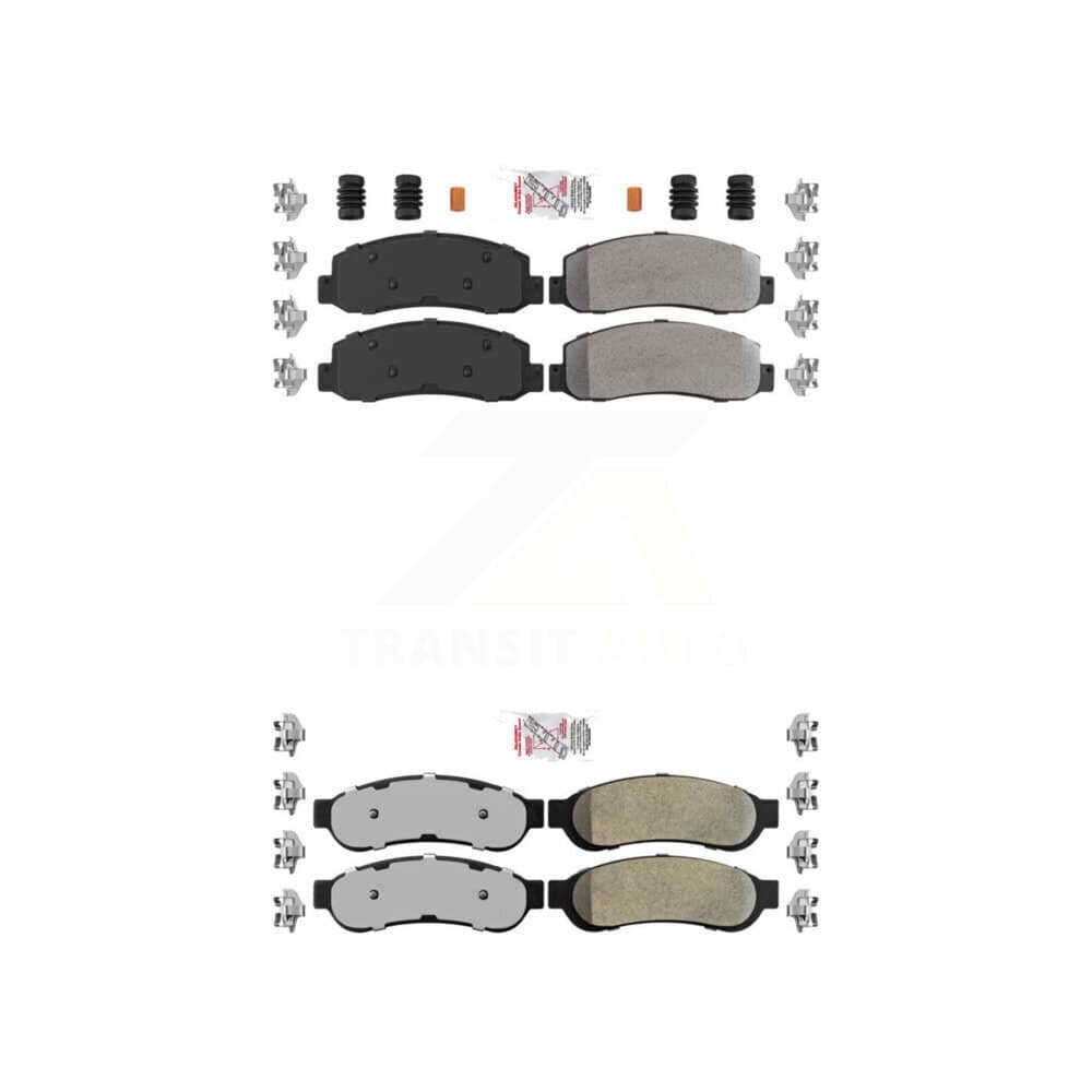 AmeriBRAKES - KNF-100817 - Front and Rear Disc Brake Pad Kits