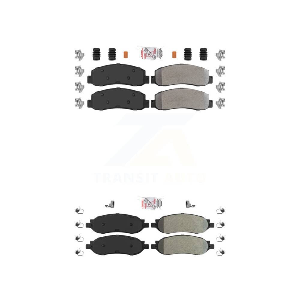 AmeriBRAKES - KNF-100818 - Front and Rear Disc Brake Pad Kits