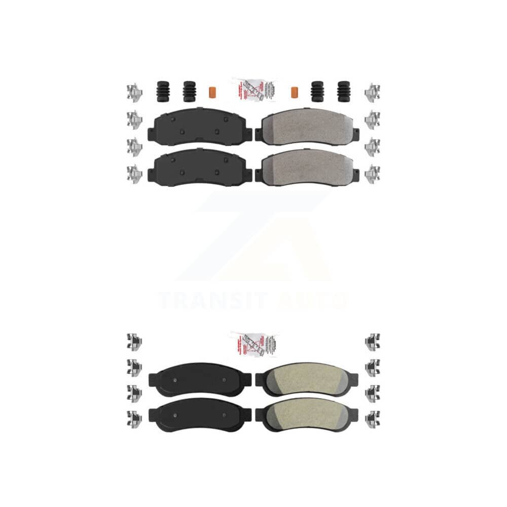 AmeriBRAKES - KNF-100822 - Front and Rear Disc Brake Pad Kits