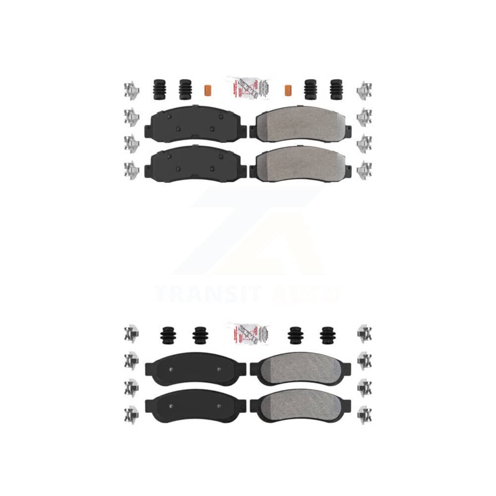 AmeriBRAKES - KNF-100823 - Front and Rear Disc Brake Pad Kits