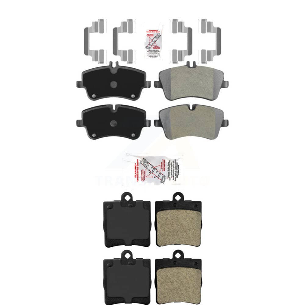 AmeriBRAKES - KNF-100892 - Front and Rear Disc Brake Pad Kits