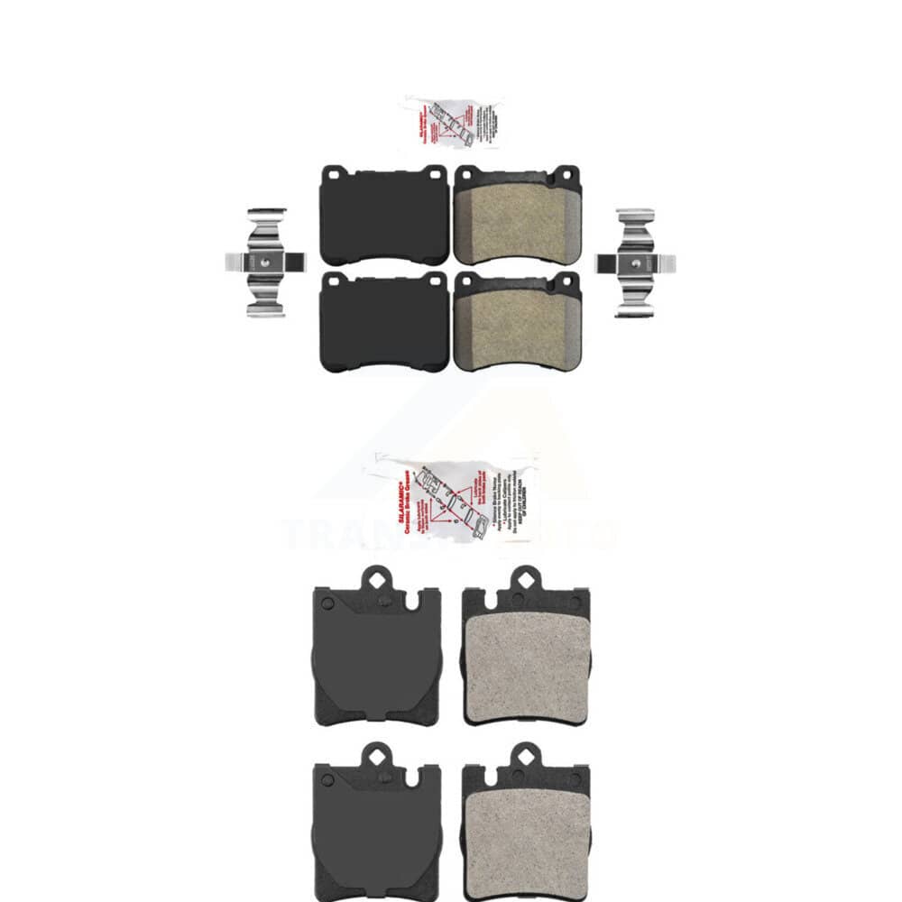 AmeriBRAKES - KNF-100895 - Front and Rear Disc Brake Pad Kits