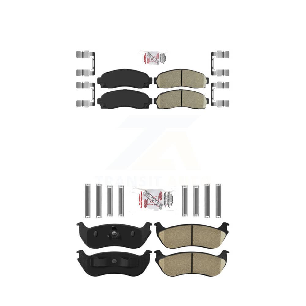 AmeriBRAKES - KNF-100930 - Front and Rear Disc Brake Pad Kits