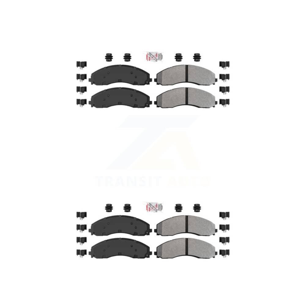 AmeriBRAKES - KNF-100989 - Front and Rear Disc Brake Pad Kits
