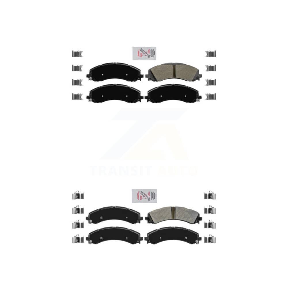 AmeriBRAKES - KNF-101083 - Front and Rear Disc Brake Pad Kits