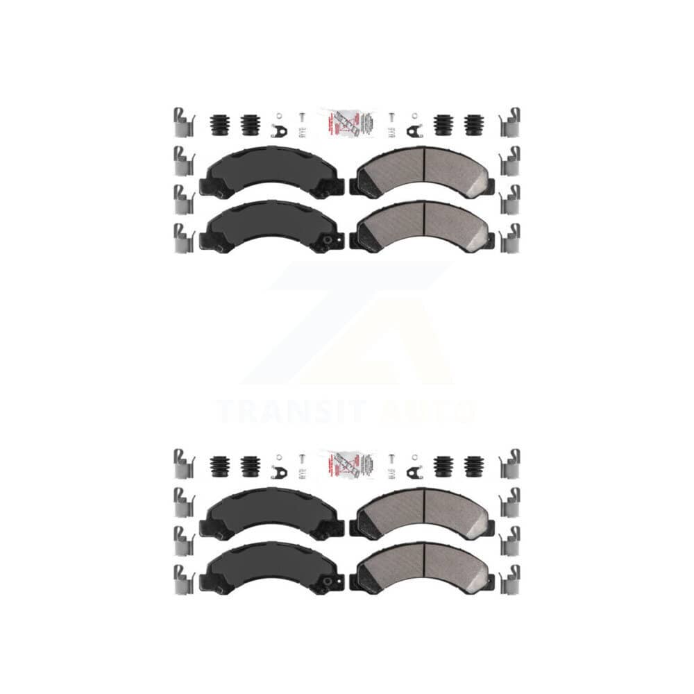AmeriBRAKES - KNF-101090 - Front and Rear Disc Brake Pad Kits