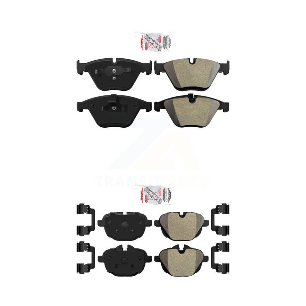 AmeriBRAKES - KNF-101110 - Front and Rear Disc Brake Pad Kits