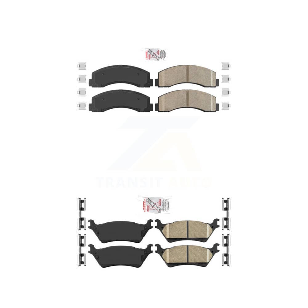 AmeriBRAKES - KNF-101181 - Front and Rear Disc Brake Pad Kits