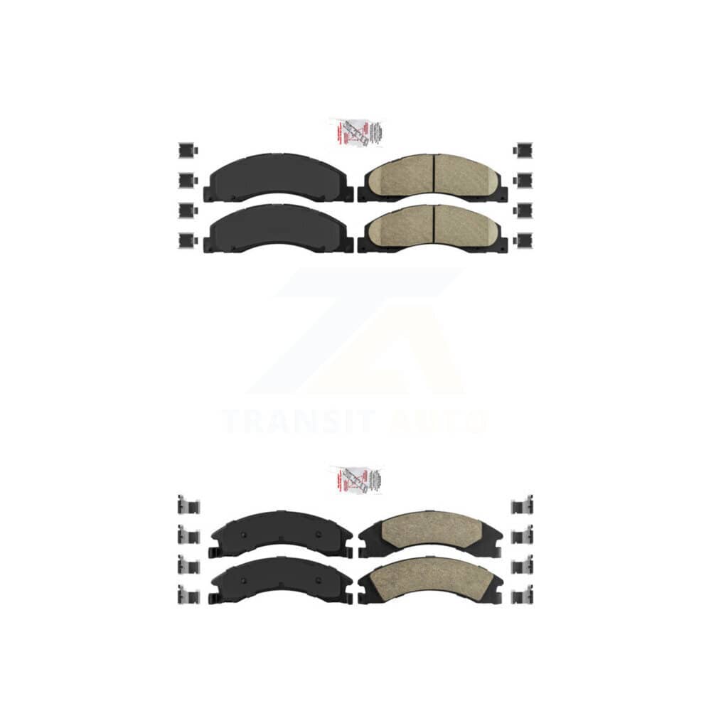 AmeriBRAKES - KNF-101311 - Front and Rear Disc Brake Pad Kits