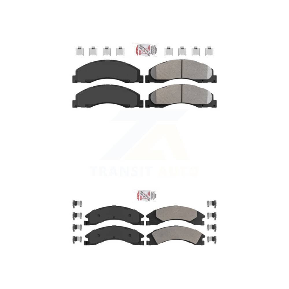 AmeriBRAKES - KNF-101313 - Front and Rear Disc Brake Pad Kits