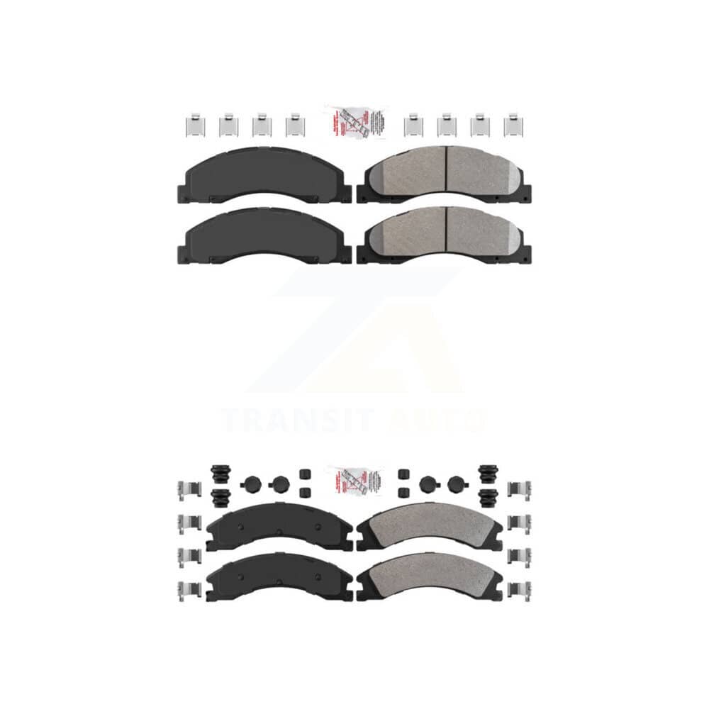 AmeriBRAKES - KNF-101320 - Front and Rear Disc Brake Pad Kits