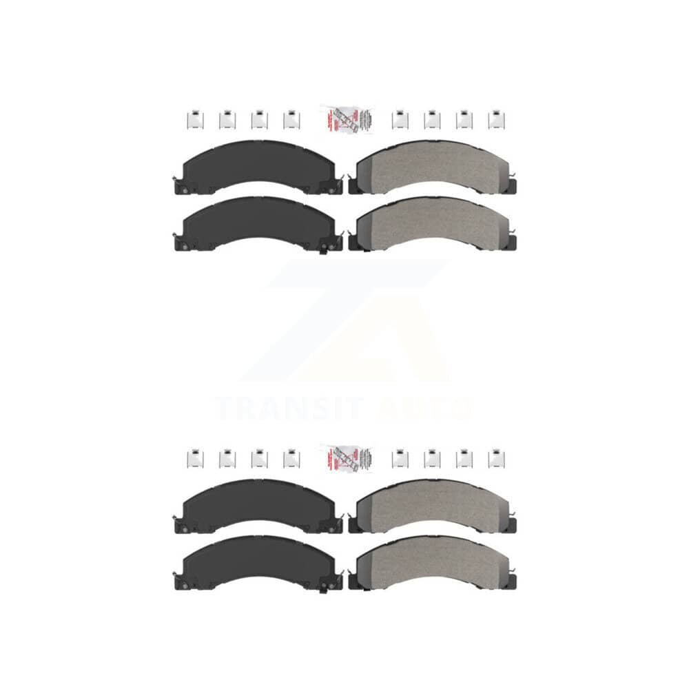 AmeriBRAKES - KNF-101324 - Front and Rear Disc Brake Pad Kits