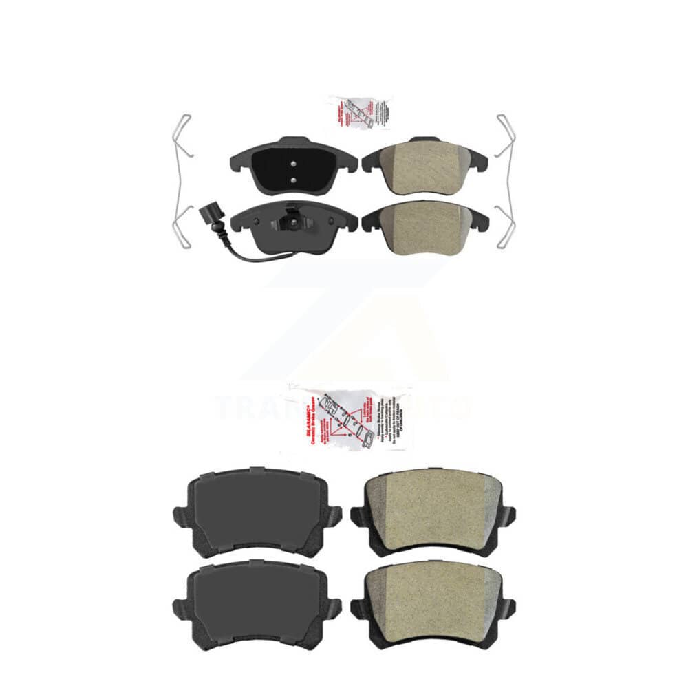 AmeriBRAKES - KNF-101337 - Front and Rear Disc Brake Pad Kits