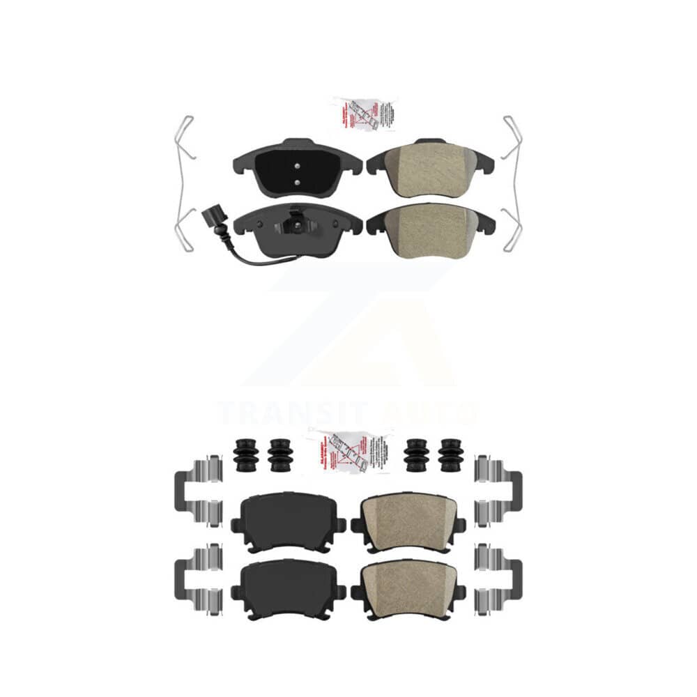 AmeriBRAKES - KNF-101340 - Front and Rear Disc Brake Pad Kits