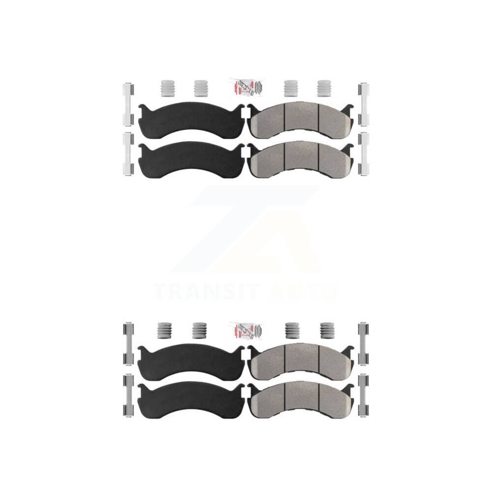 AmeriBRAKES - KNF-101351 - Front and Rear Disc Brake Pad Kits
