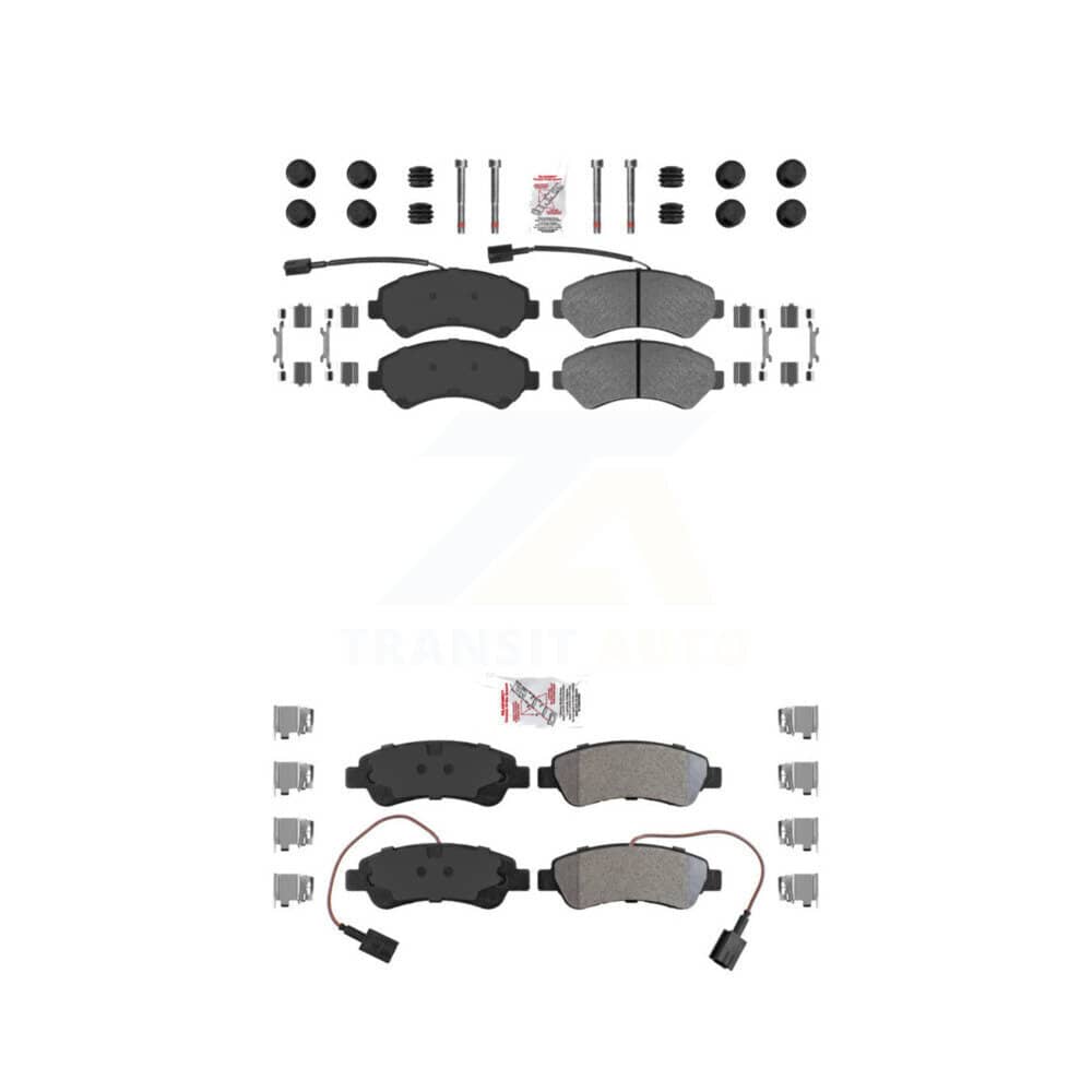 AmeriBRAKES - KNF-101384 - Front and Rear Disc Brake Pad Kits