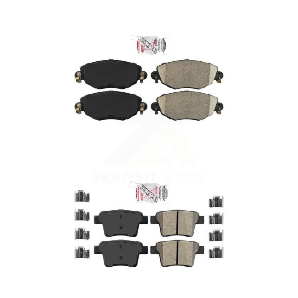 AmeriBRAKES - KNF-101401 - Front and Rear Disc Brake Pad Kits