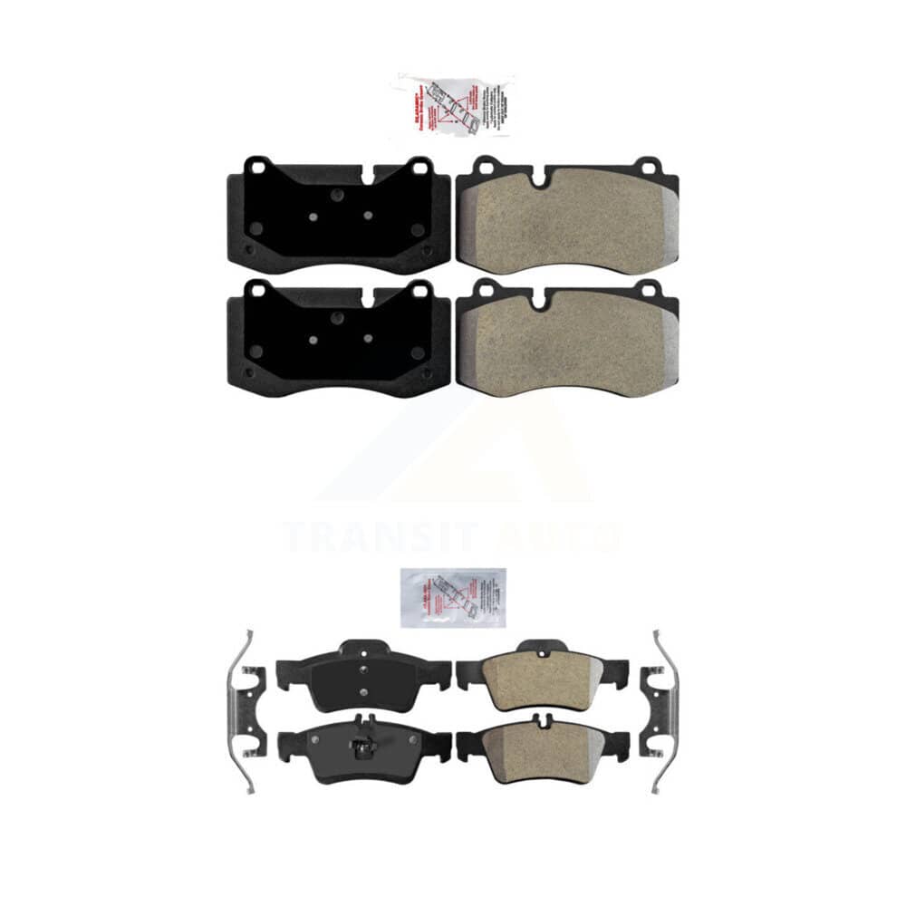 AmeriBRAKES - KNF-101405 - Front and Rear Disc Brake Pad Kits