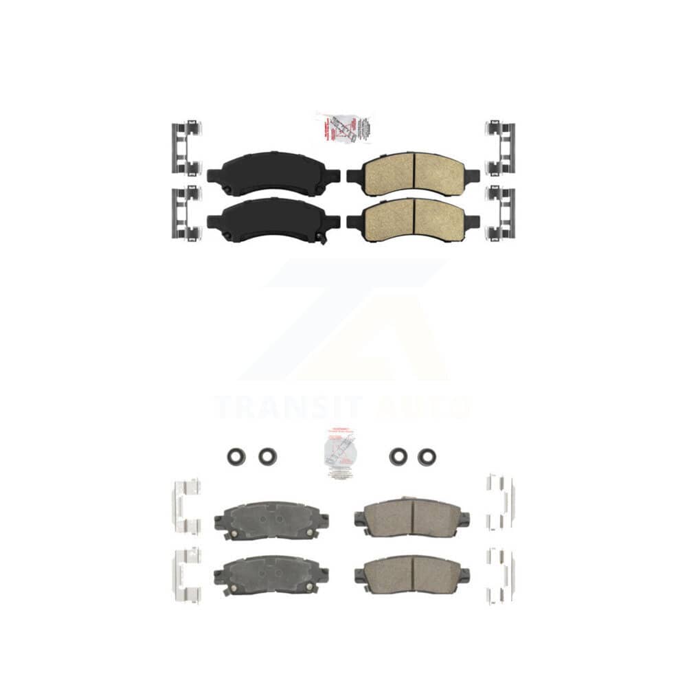 AmeriBRAKES - KNF-101438 - Front and Rear Disc Brake Pad Kits