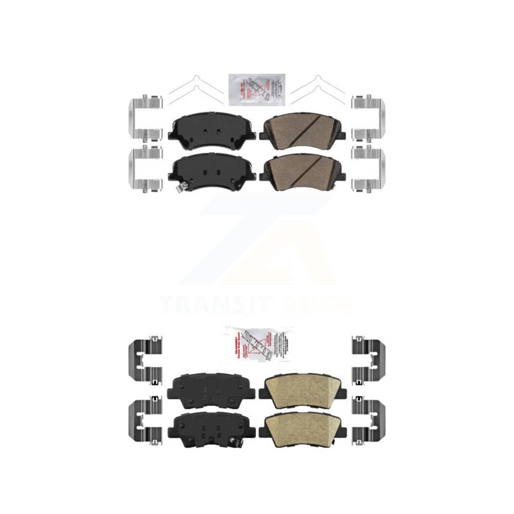 AmeriBRAKES - KNF-101457 - Front and Rear Disc Brake Pad Kits