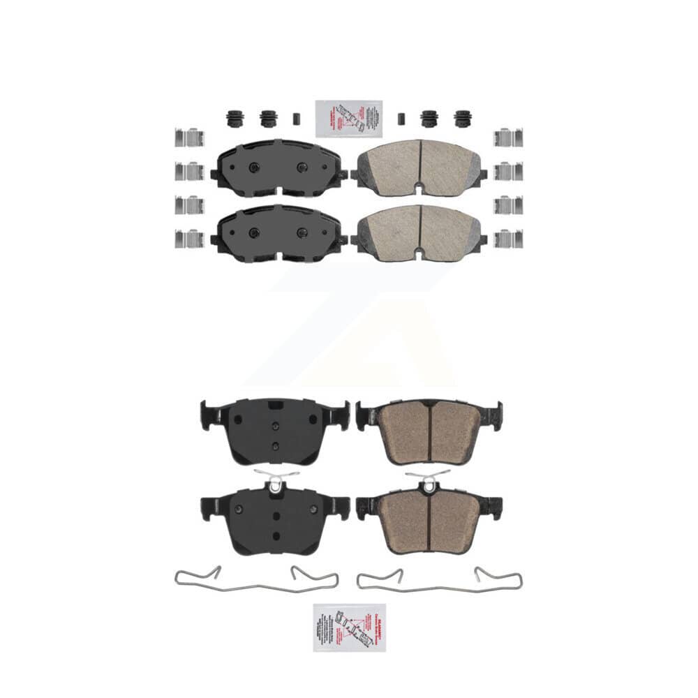 AmeriBRAKES - KNF-101483 - Front and Rear Disc Brake Pad Kits