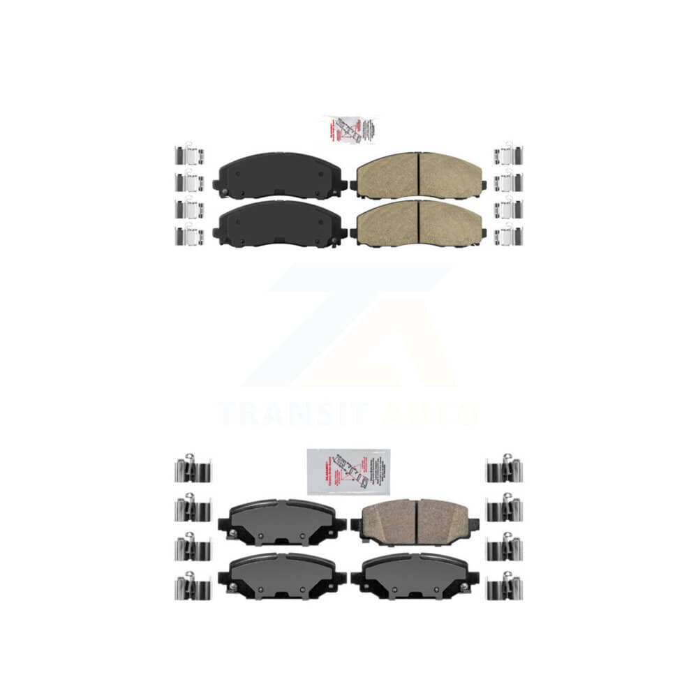 AmeriBRAKES - KNF-101503 - Front and Rear Disc Brake Pad Kits
