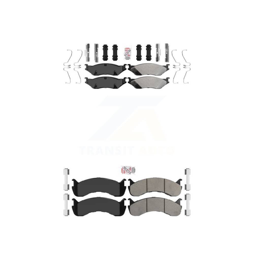AmeriBRAKES - KNF-101567 - Front and Rear Disc Brake Pad Kits