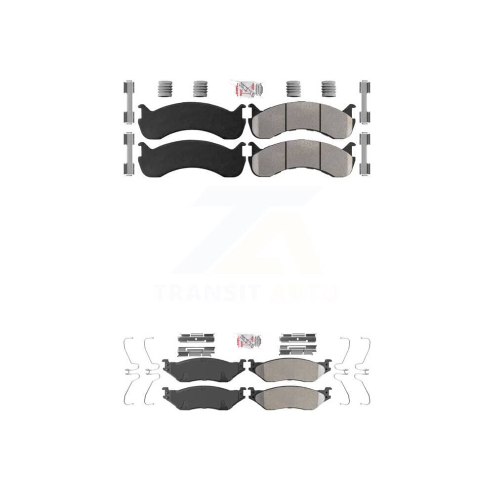 AmeriBRAKES - KNF-101572 - Front and Rear Disc Brake Pad Kits