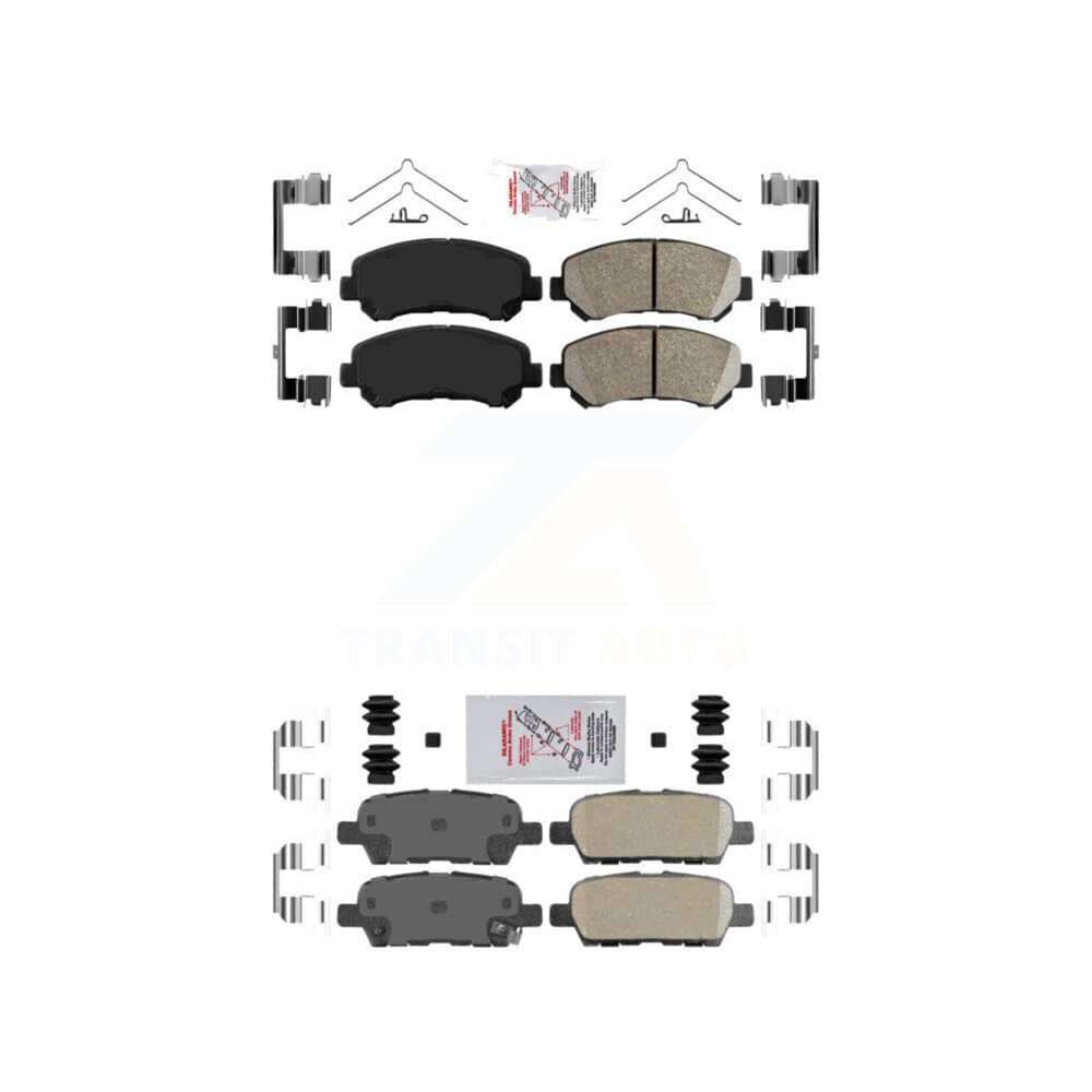 AmeriBRAKES - KNF-101601 - Front and Rear Disc Brake Pad Kits