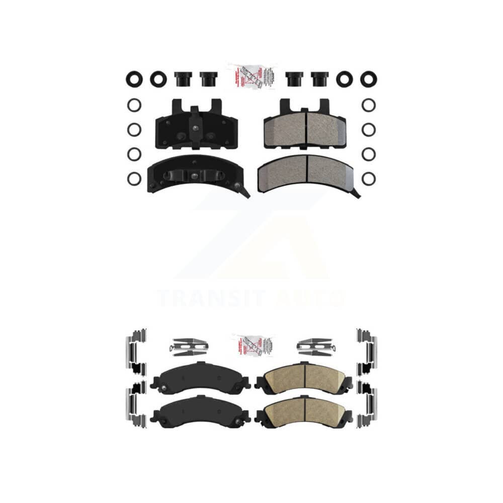 AmeriBRAKES - KNF-101633 - Front and Rear Disc Brake Pad Kits