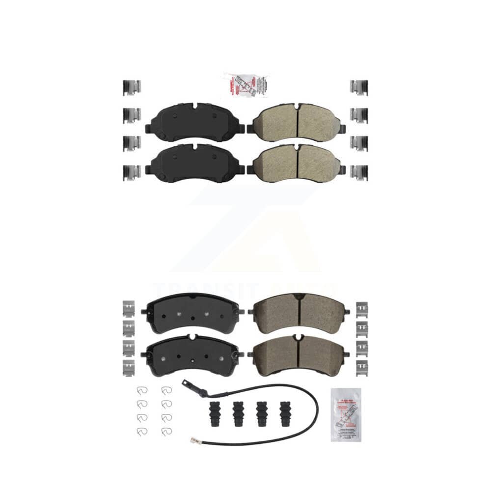 AmeriBRAKES - KNF-101687 - Front and Rear Disc Brake Pad Kits