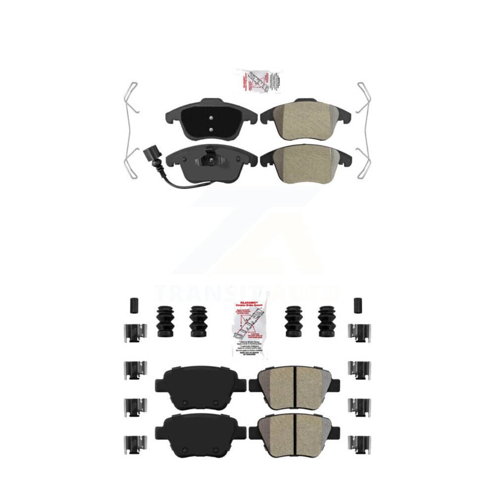 AmeriBRAKES - KNF-101700 - Front and Rear Disc Brake Pad Kits