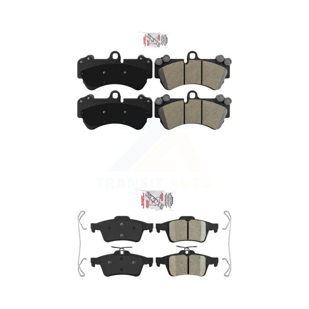 AmeriBRAKES - KNF-101720 - Front and Rear Disc Brake Pad Kits