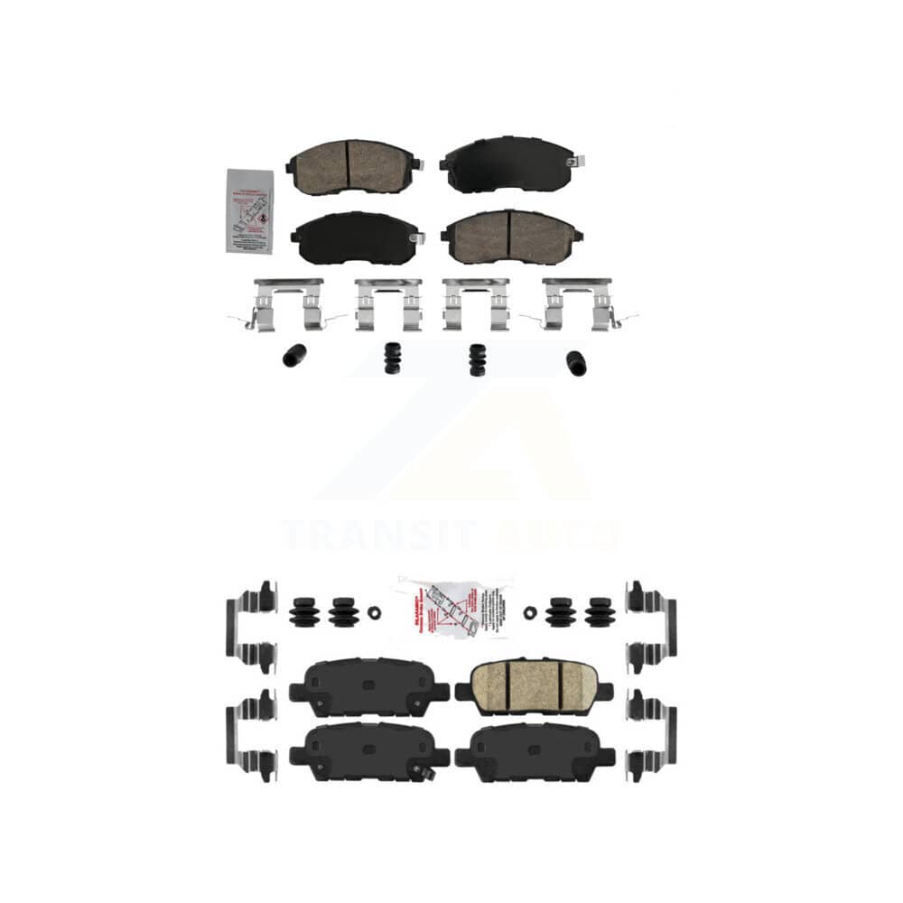 AmeriBRAKES - KNF-101731 - Front and Rear Disc Brake Pad Kits