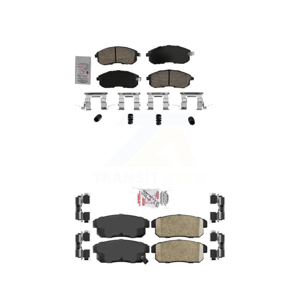 AmeriBRAKES - KNF-101734 - Front and Rear Disc Brake Pad Kits
