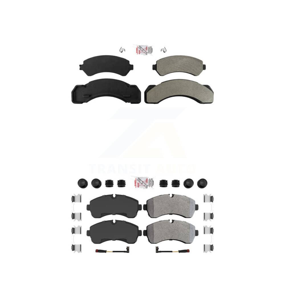 AmeriBRAKES - KNF-101757 - Front and Rear Disc Brake Pad Kits