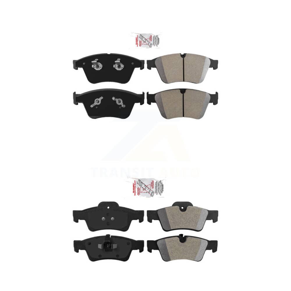 AmeriBRAKES - KNF-101774 - Front and Rear Disc Brake Pad Kits