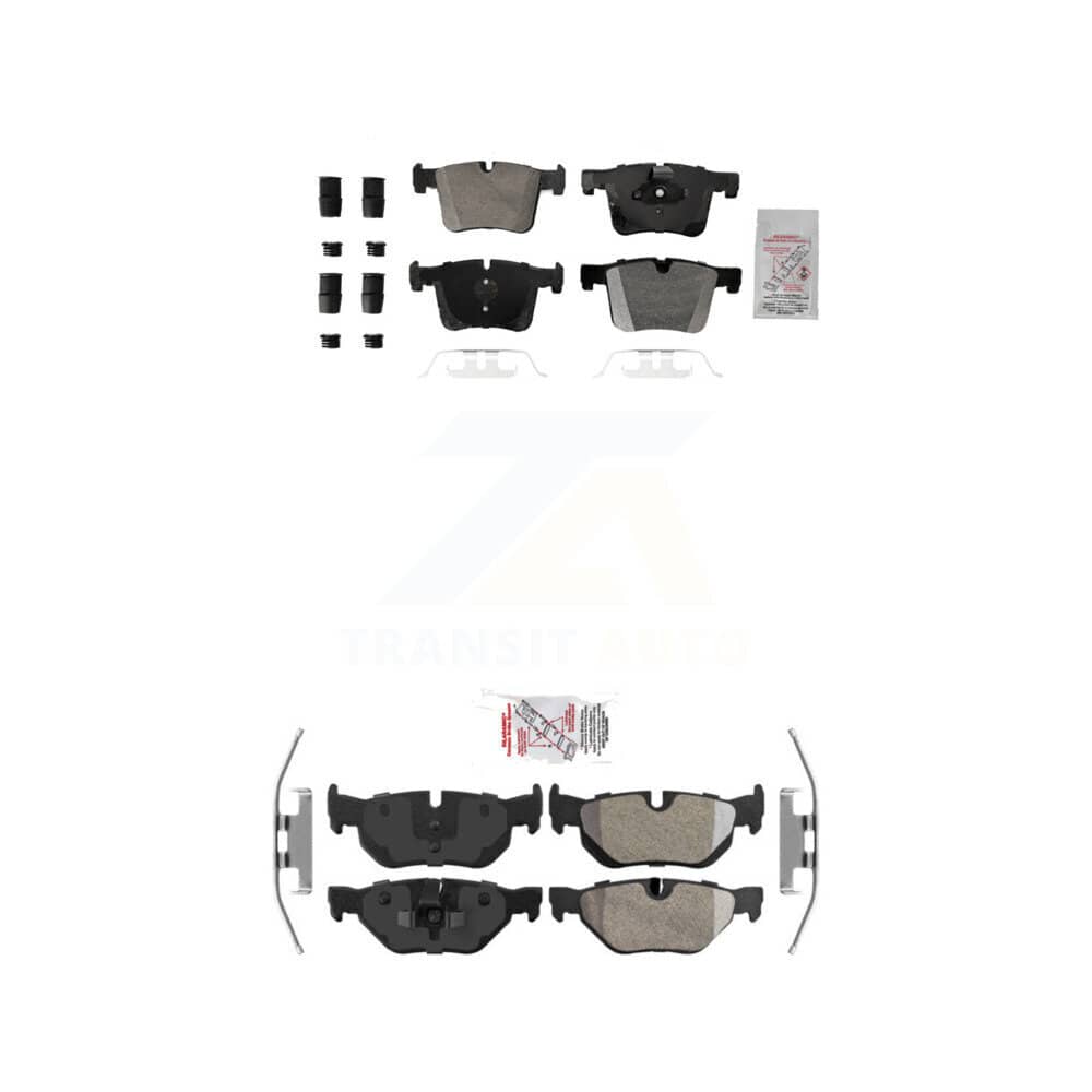 AmeriBRAKES - KNF-101800 - Front and Rear Disc Brake Pad Kits