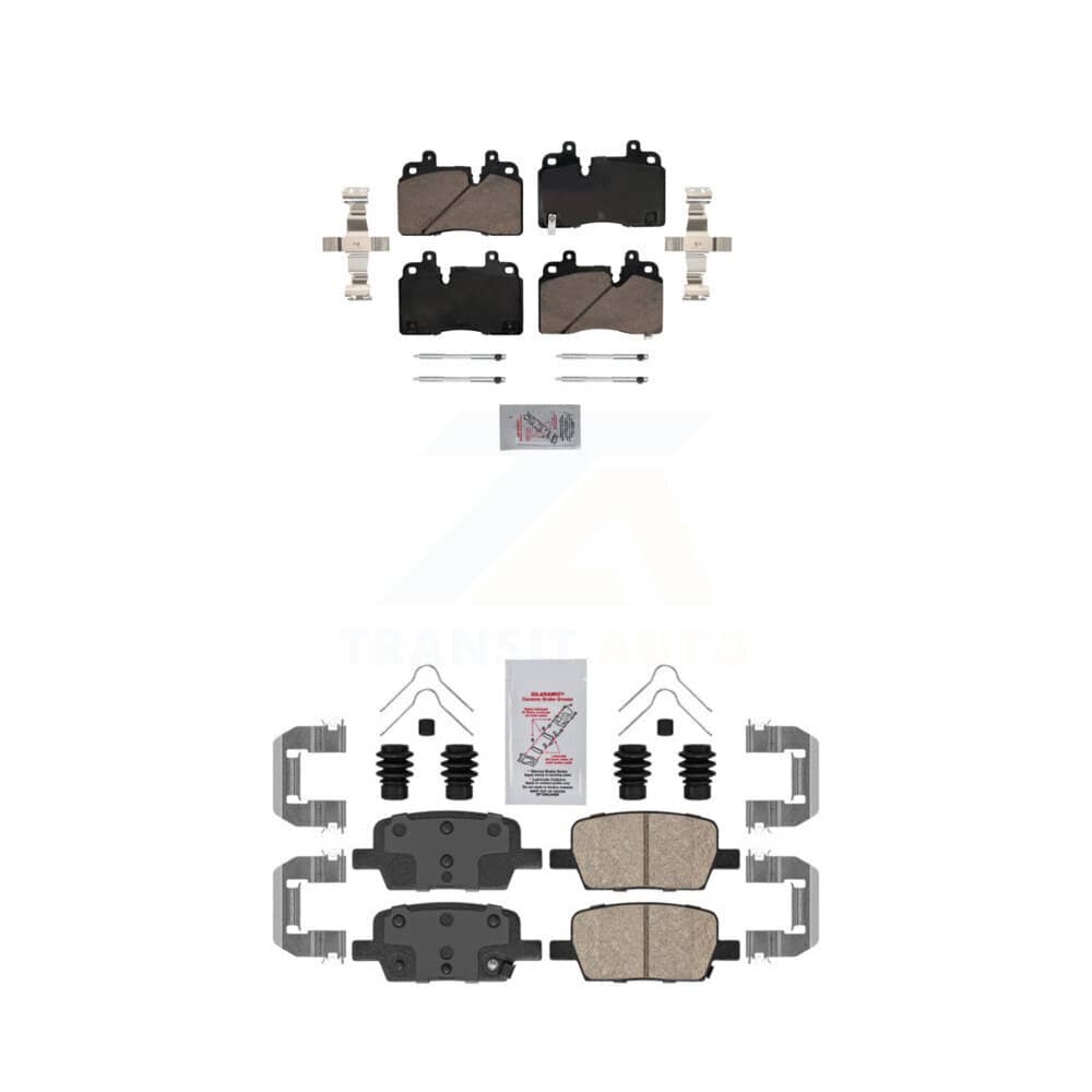 AmeriBRAKES - KNF-101840 - Front and Rear Disc Brake Pad Kits