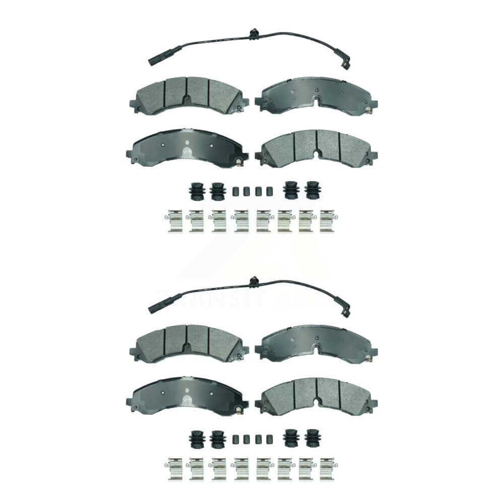 AmeriBRAKES - KNF-101851 - Front and Rear Disc Brake Pad Kits