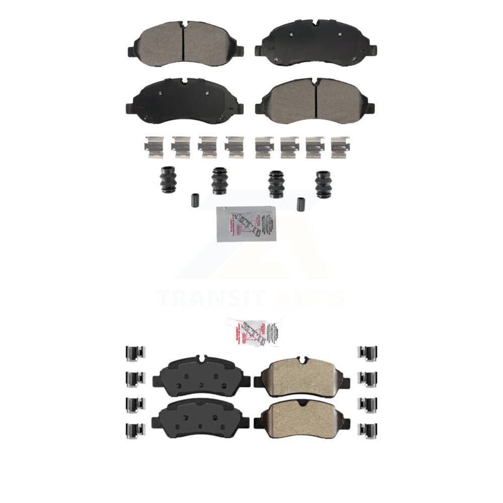 AmeriBRAKES - KNF-101874 - Front and Rear Disc Brake Pad Kits