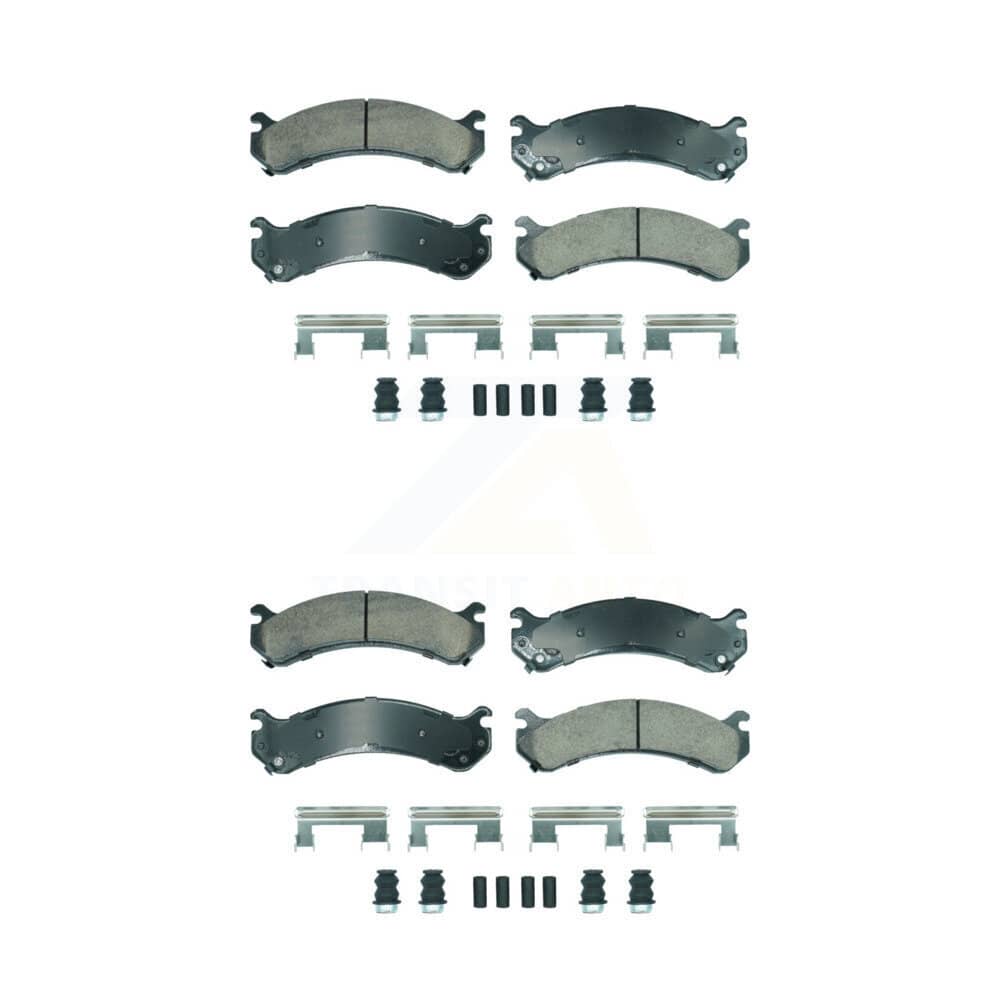 AmeriBRAKES - KNF-101894 - Front and Rear Disc Brake Pad Kits