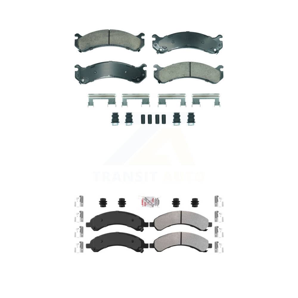 AmeriBRAKES - KNF-101895 - Front and Rear Disc Brake Pad Kits