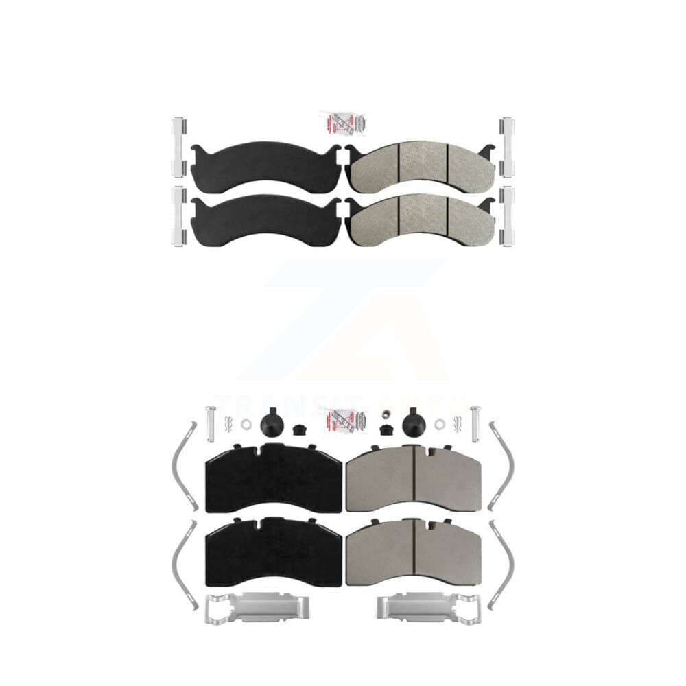 AmeriBRAKES - KNF-101935 - Front and Rear Disc Brake Pad Kits
