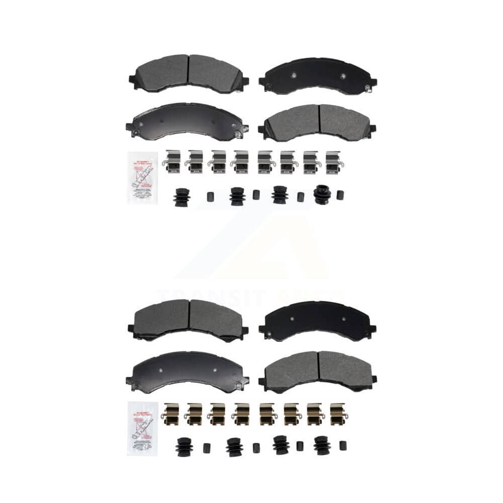 AmeriBRAKES - KNF-101960 - Front and Rear Disc Brake Pad Kits