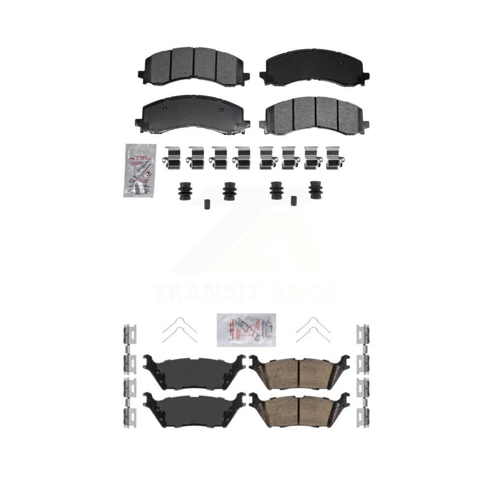 AmeriBRAKES - KNF-101969 - Front and Rear Disc Brake Pad Kits